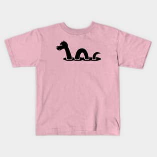 Cute Little Sea Dragon (black) Kids T-Shirt